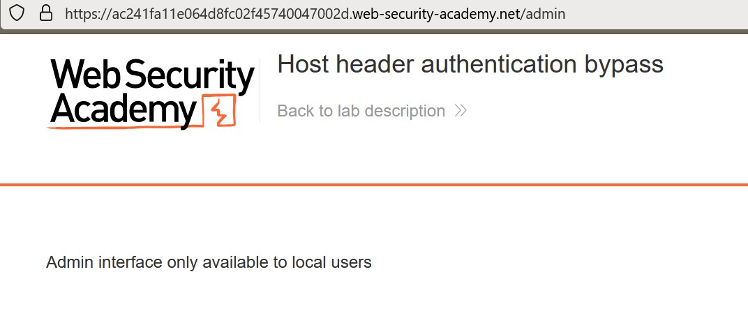Writeup: Host header authentication bypass - Midnight Cyber Security